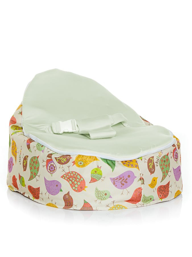 Chibebe Chirpy Style Baby Bean Bag with Green Baby Seat